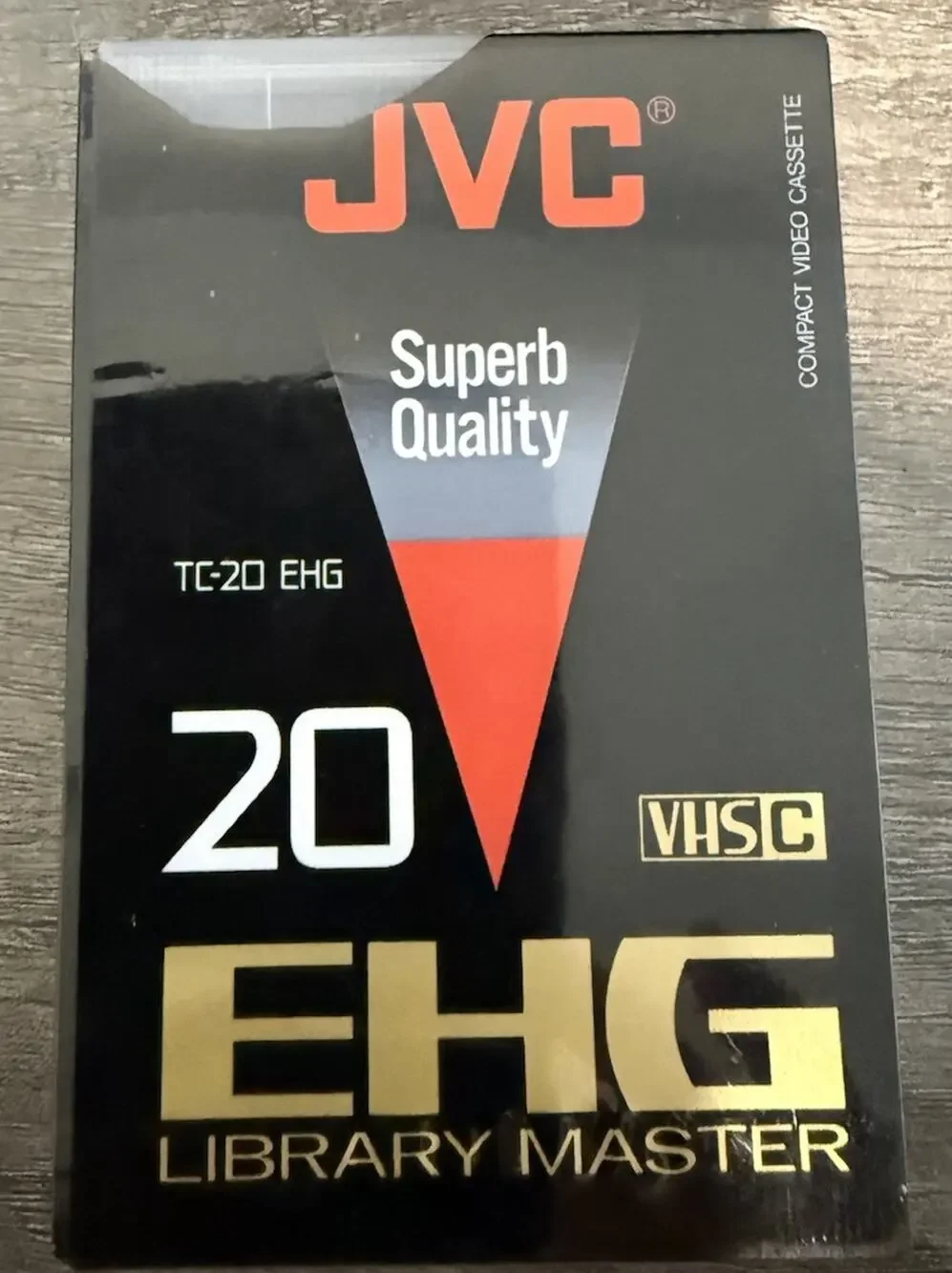 JVC TC-20 EHG VHS-C Compact Camcorder Tape Factory Sealed New Japan Blank NOS